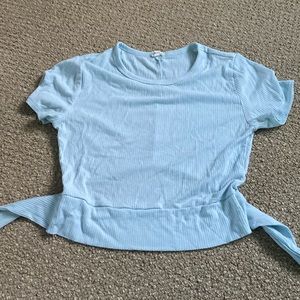 Garage tie back shirt